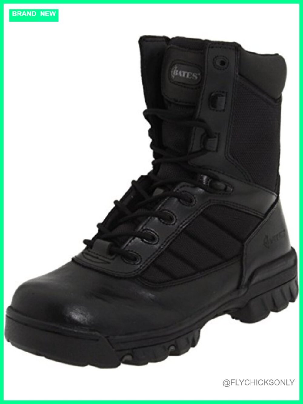 Ultra-Lite Tactical Sport Side Zip Boots Leather Nylon Work Combat
